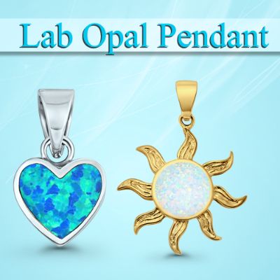 Lab opal Pendants