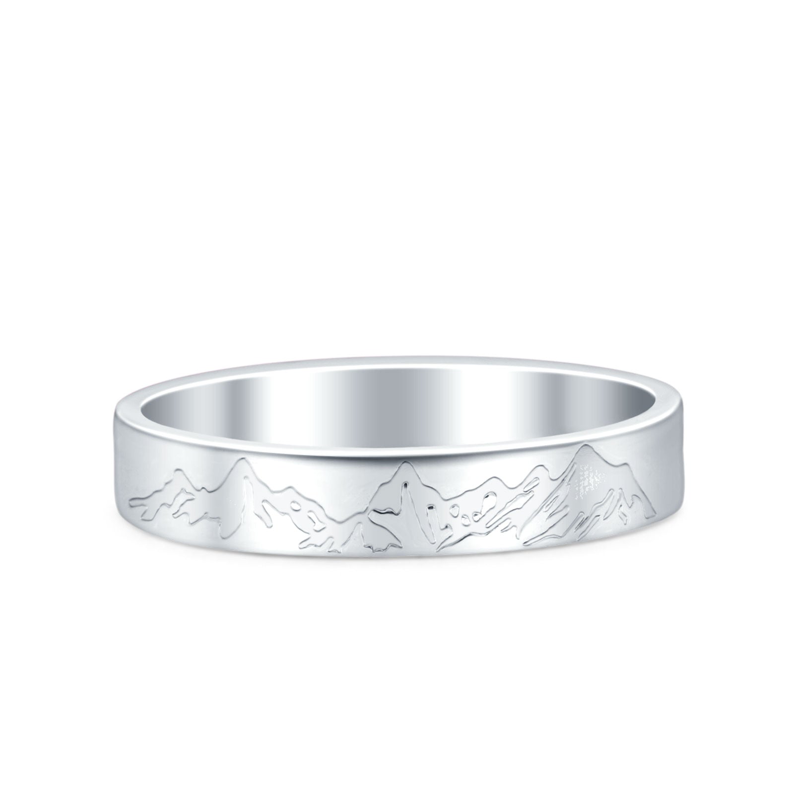 Mountain Wedding Band