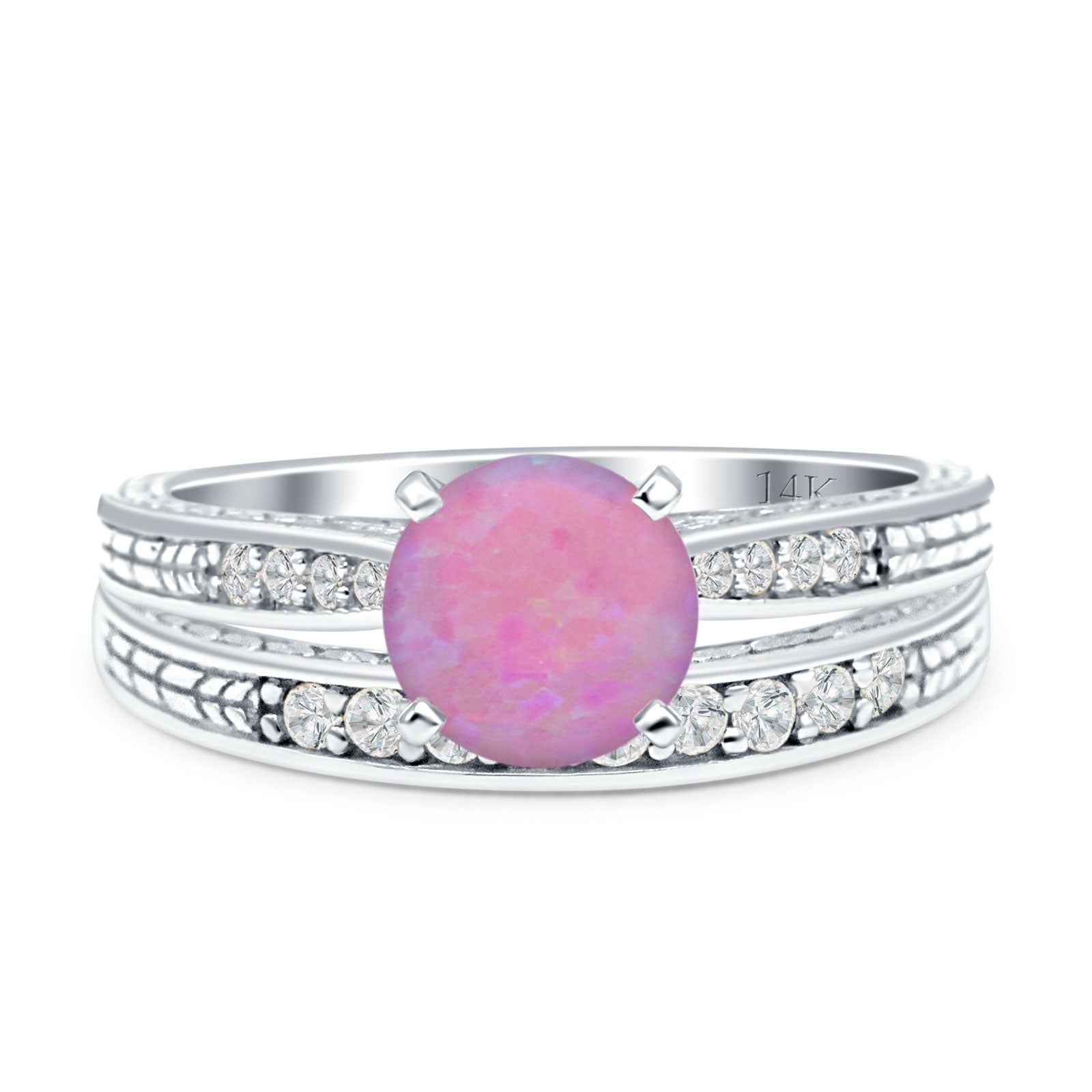 Round Two Piece Gold Ring