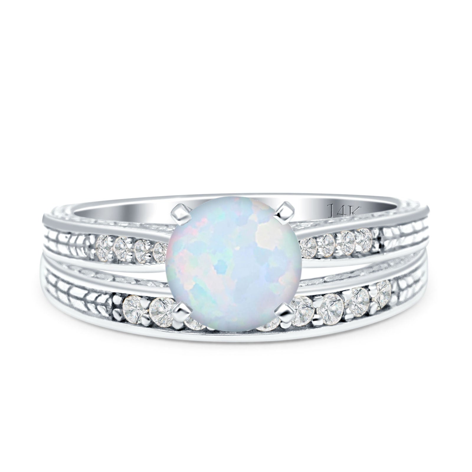 Round Two Piece Gold Ring