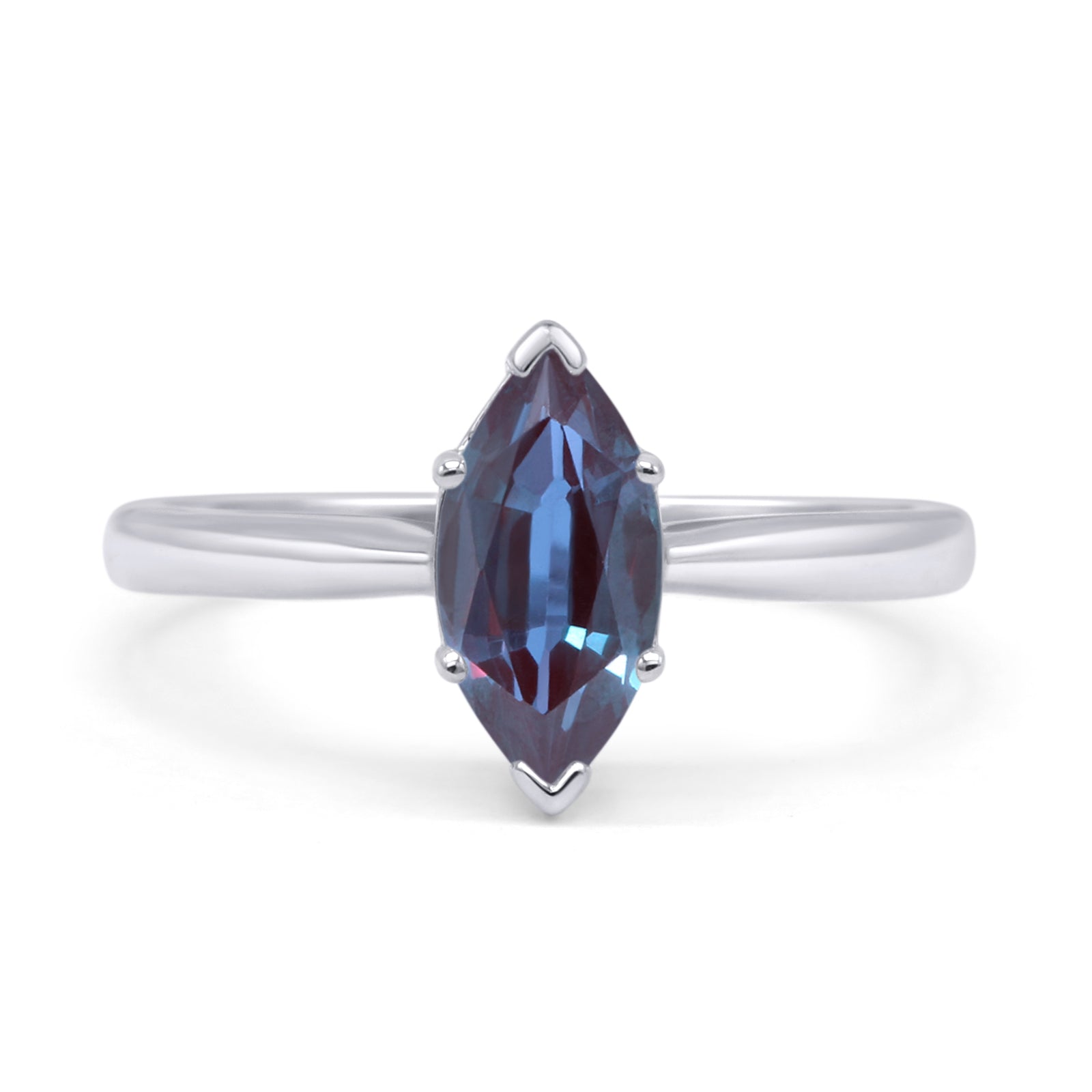 Art Deco Marquise Solitaire Gold Ring