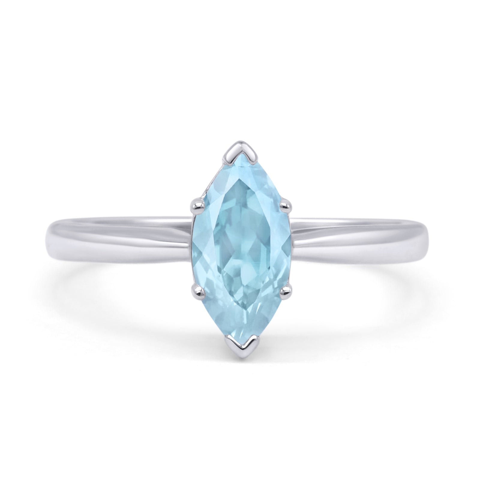 Art Deco Marquise Solitaire Gold Ring