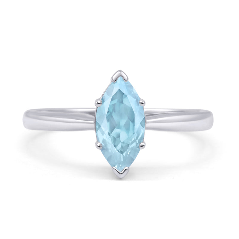 Art Deco Marquise Solitaire Gold Ring