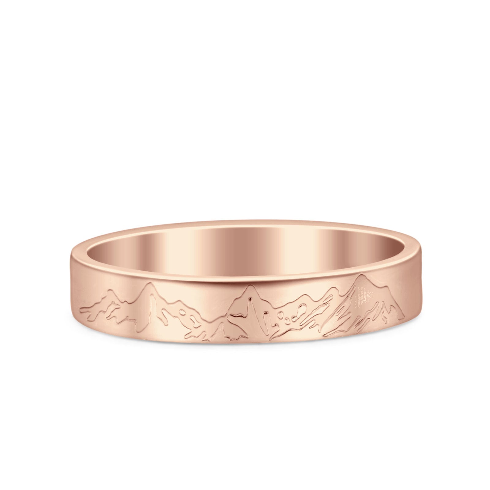 Mountain Wedding Band