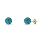 Full Ball Stud Earring