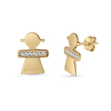 Girl Stud Earrings
