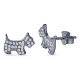 Dog Stud Earring