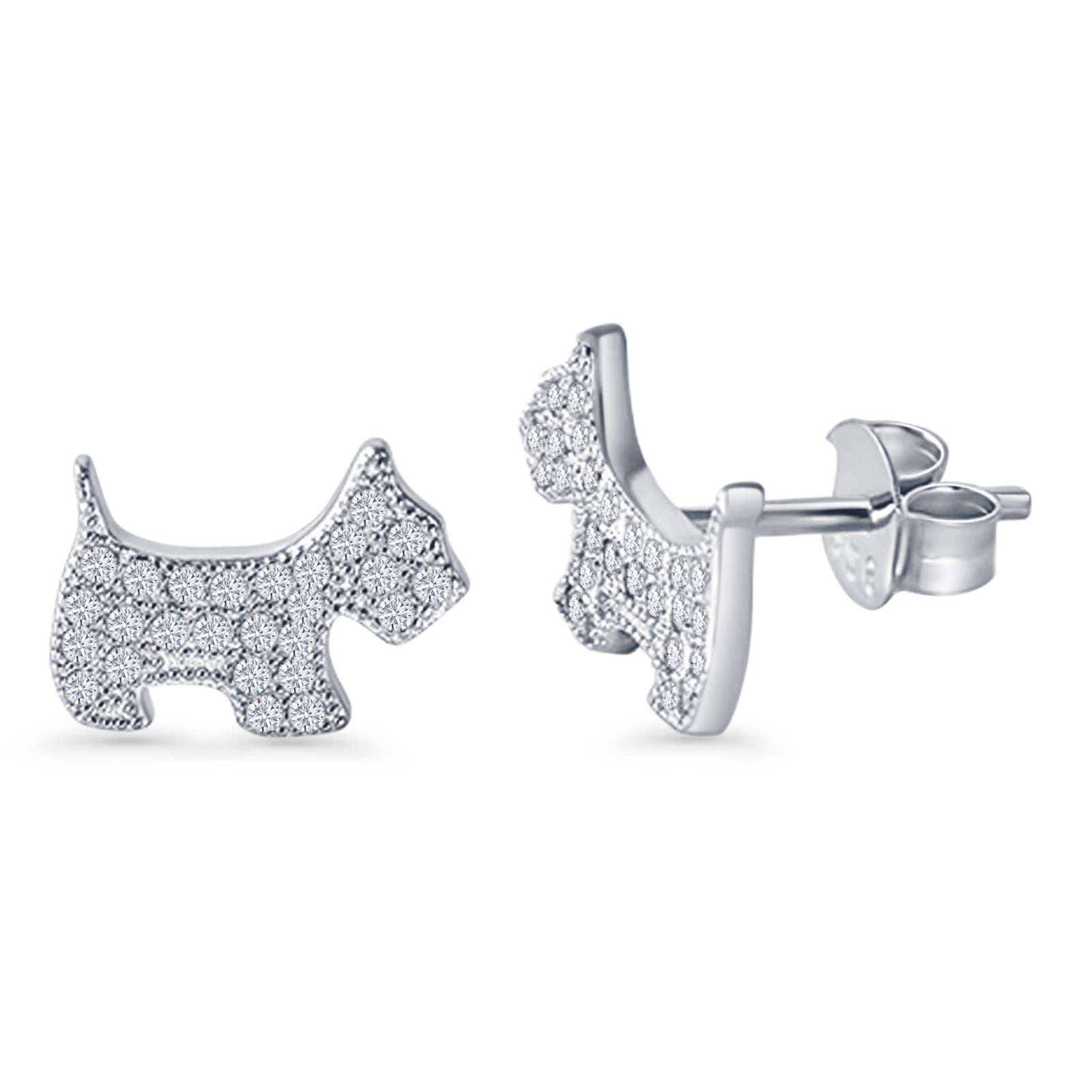 Dog Stud Earring