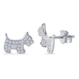Dog Stud Earring