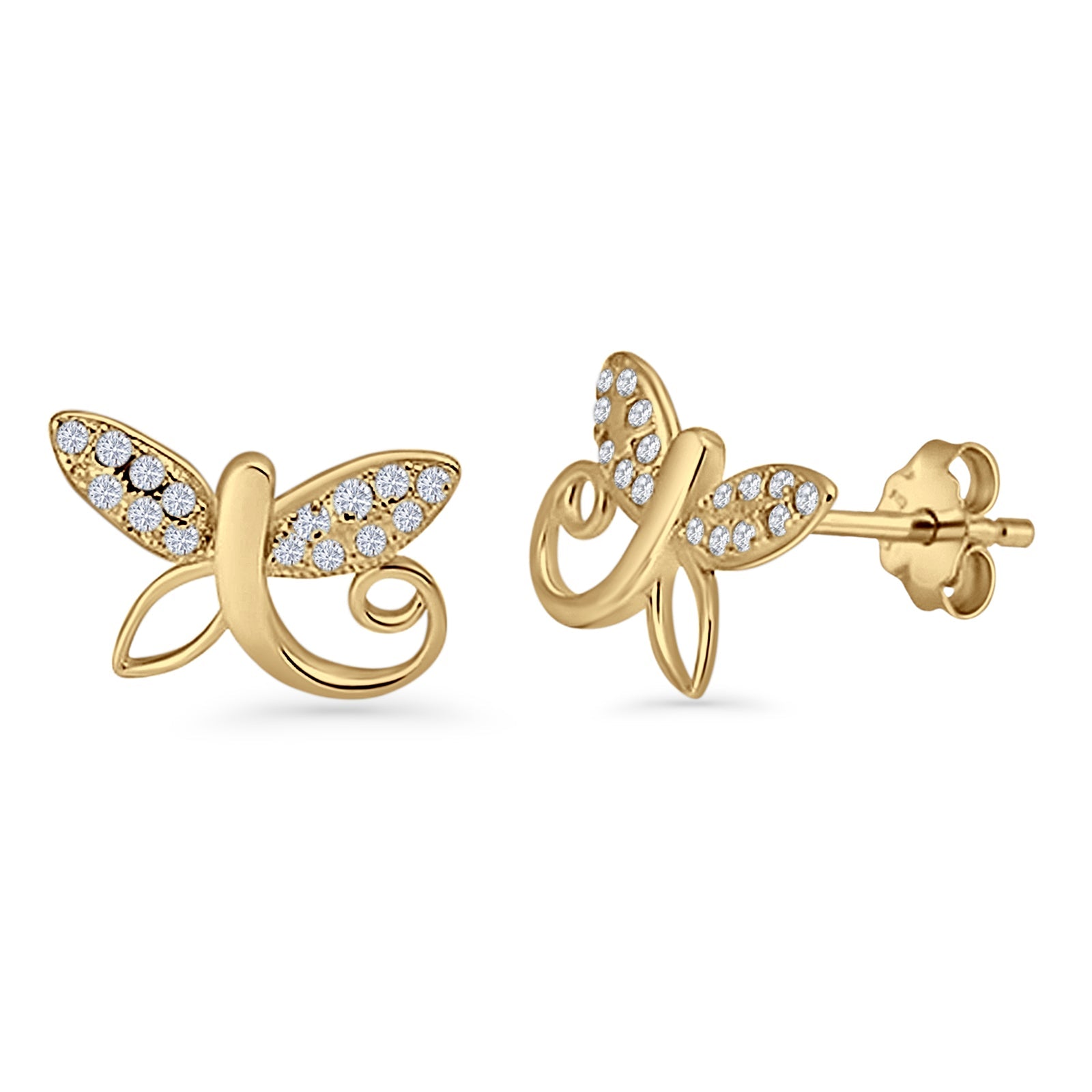 Dragonfly Stud Earrings