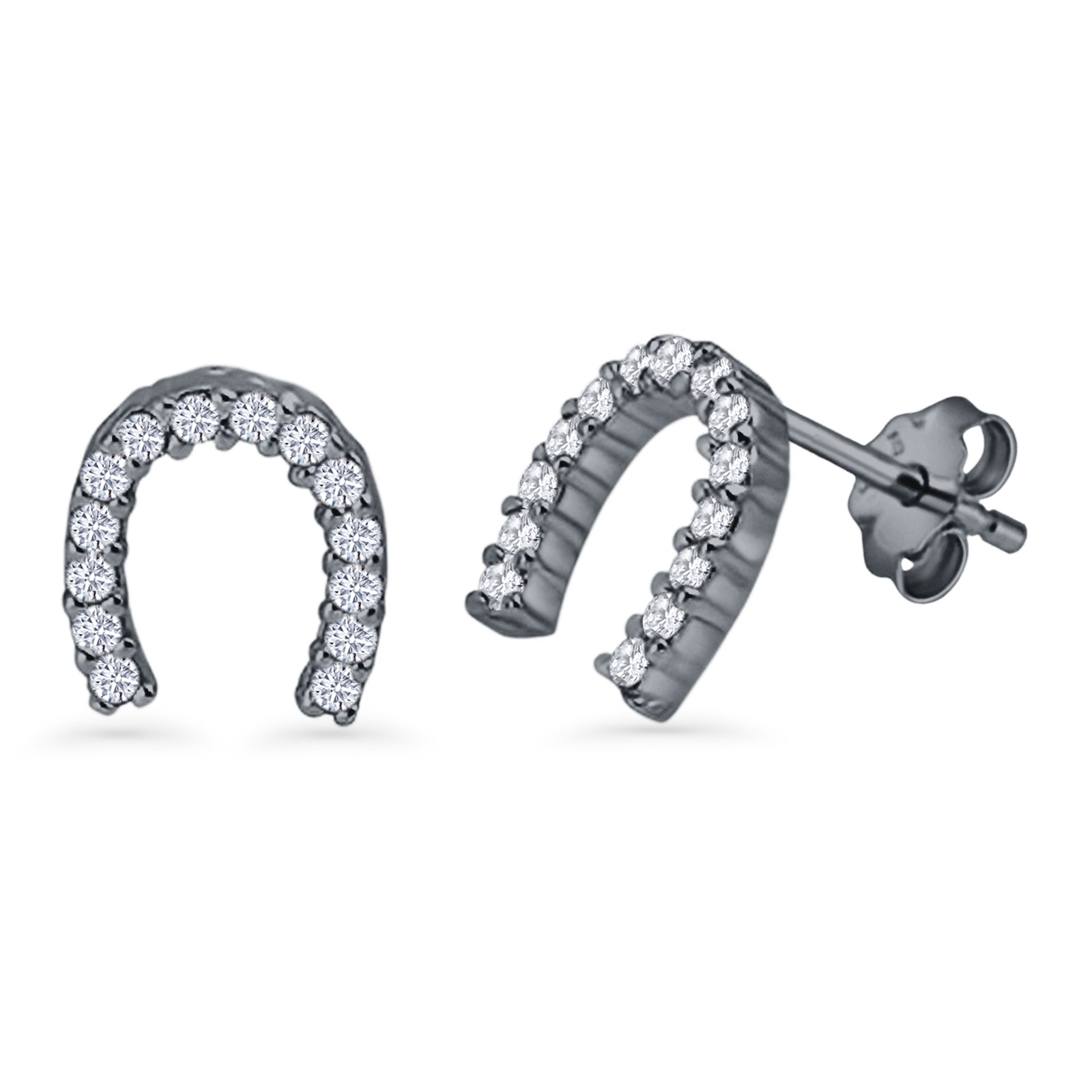 Horseshoe Stud Earrings