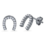 Horseshoe Stud Earrings