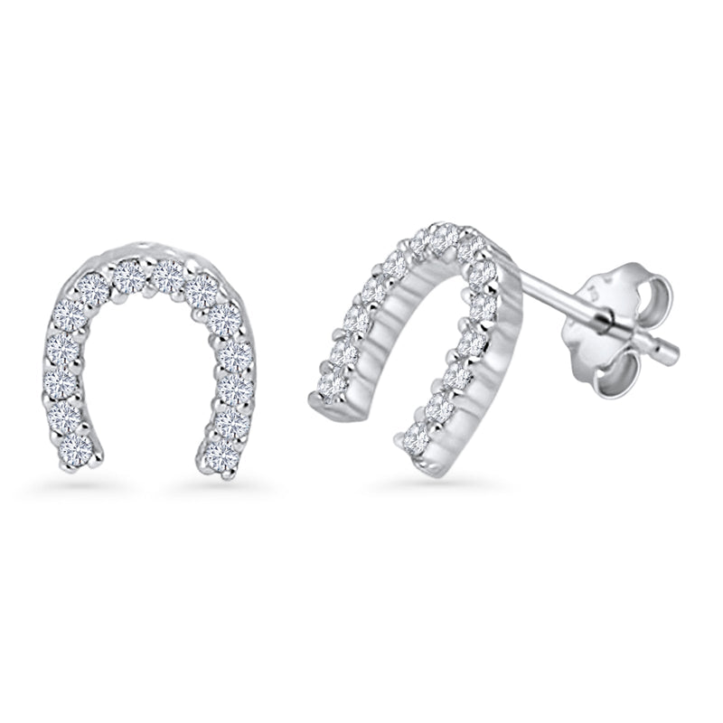 Horseshoe Stud Earrings