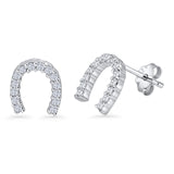 Horseshoe Stud Earrings