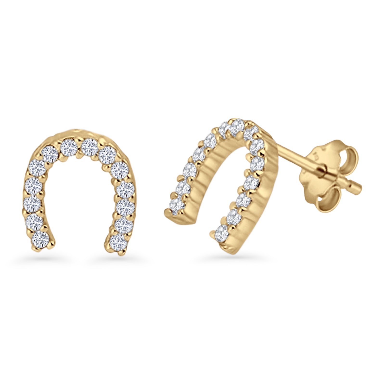 Horseshoe Stud Earrings