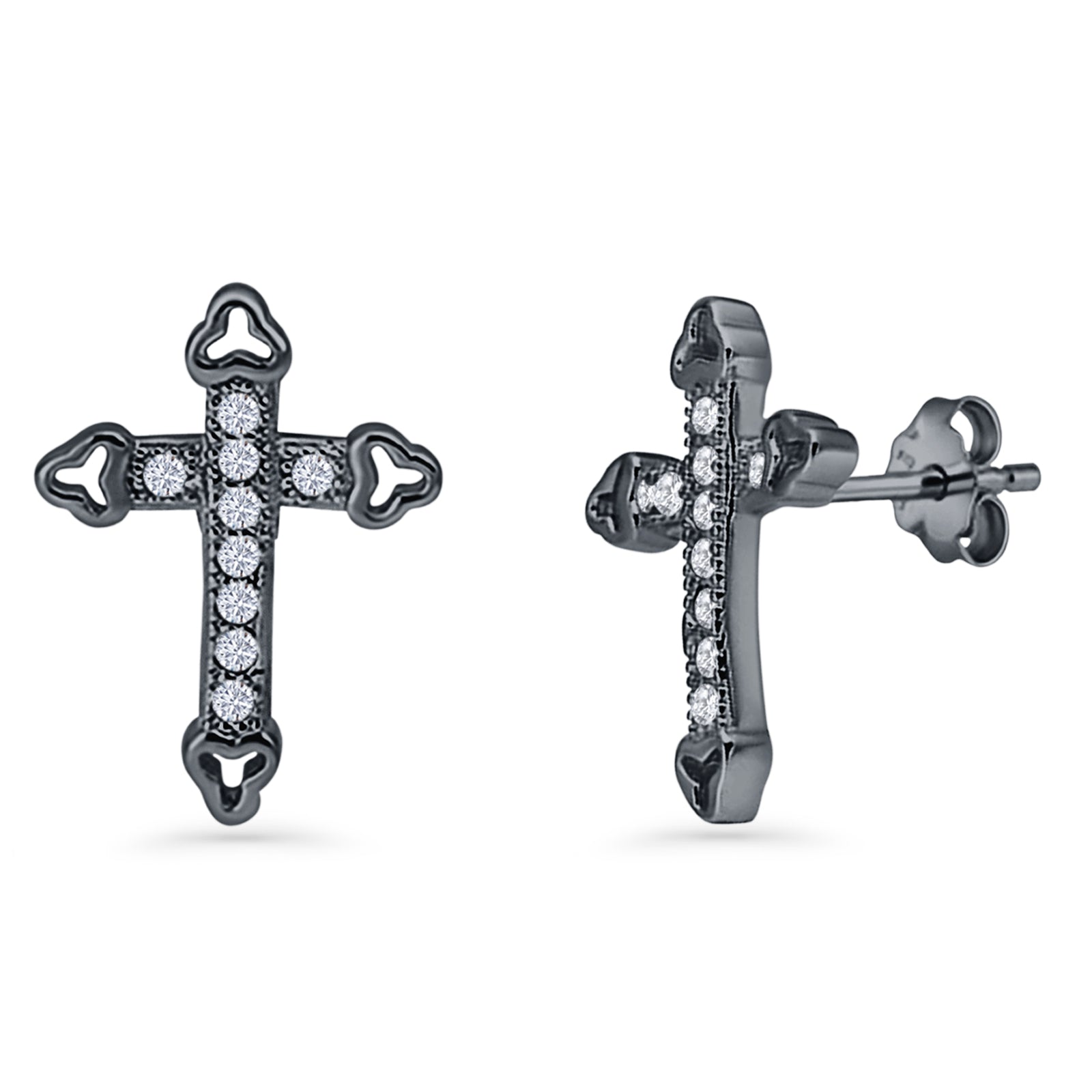 Cross Stud Earrings