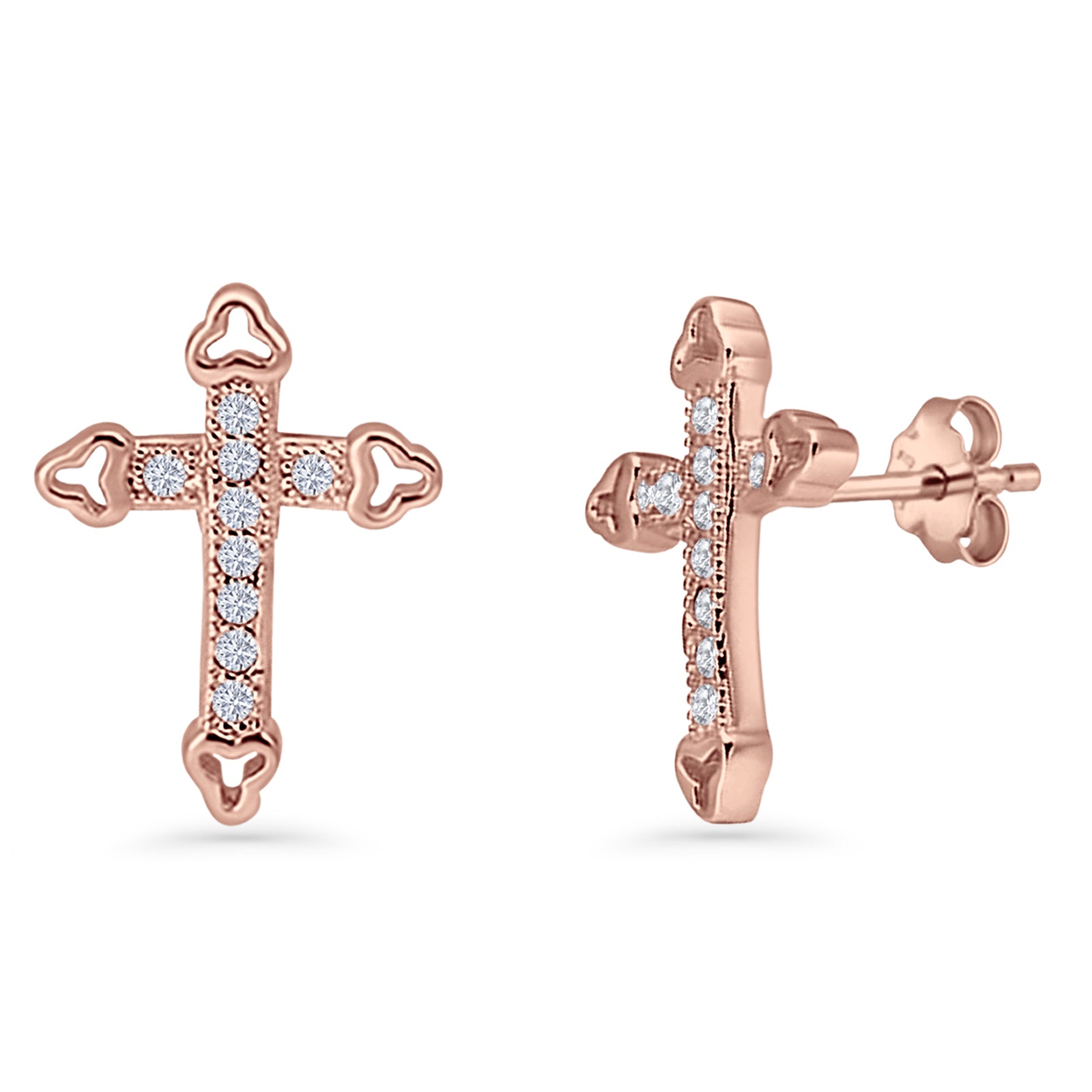 Cross Stud Earrings