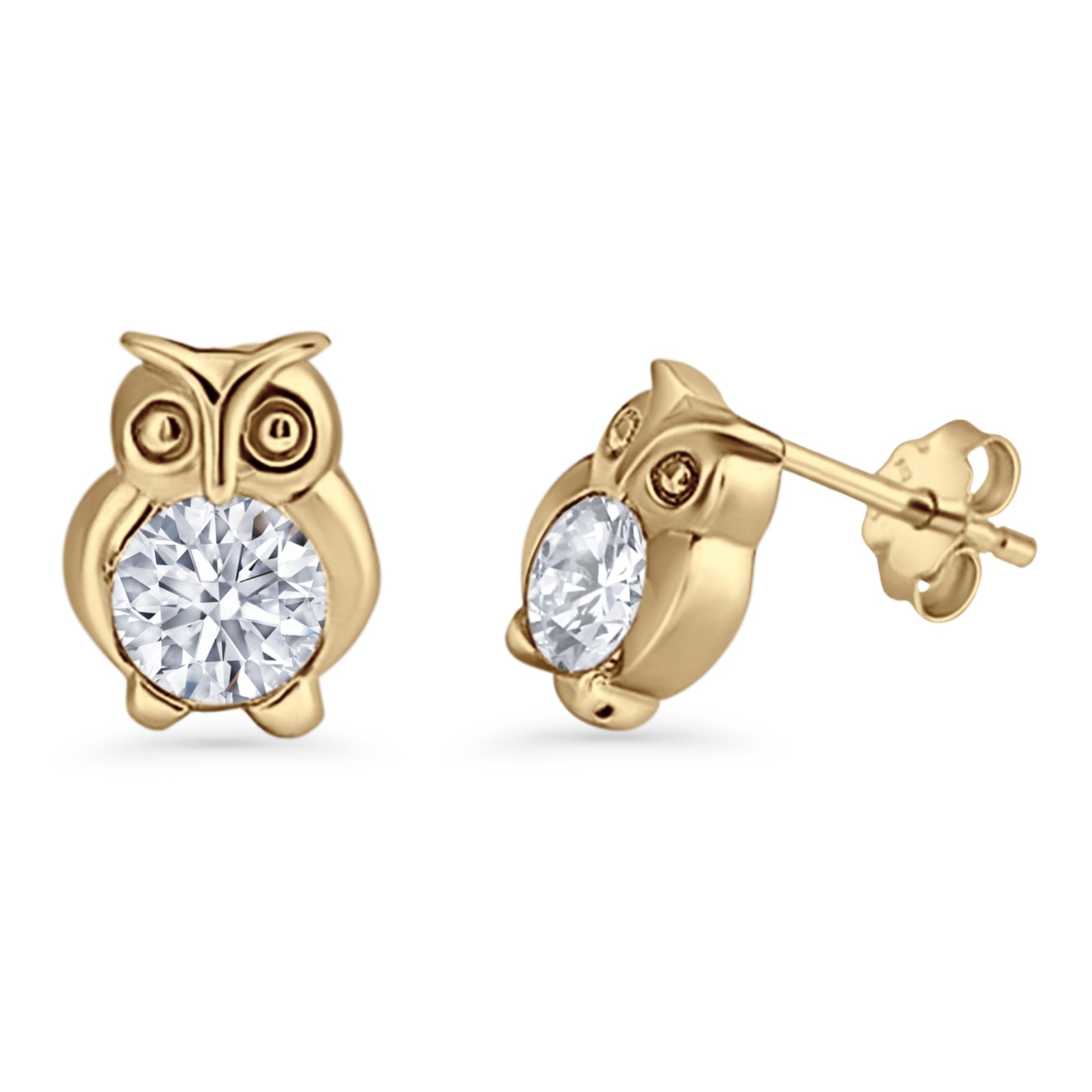 Owl Stud Earrings