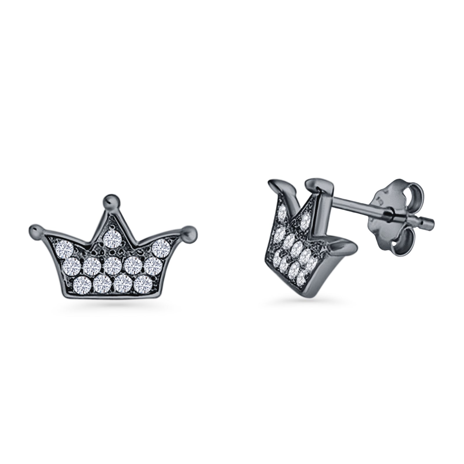 Crown Stud Earrings