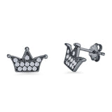 Crown Stud Earrings