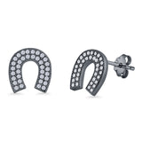 Horseshoe Stud Earrings
