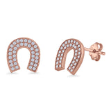 Horseshoe Stud Earrings