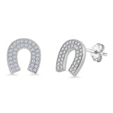 Horseshoe Stud Earrings