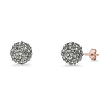 Full Ball Stud Earring