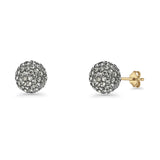 Full Ball Stud Earring