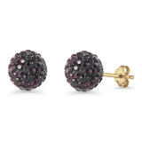 Full Ball Stud Earring