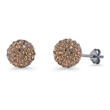 Full Ball Stud Earring