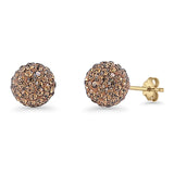 Full Ball Stud Earring