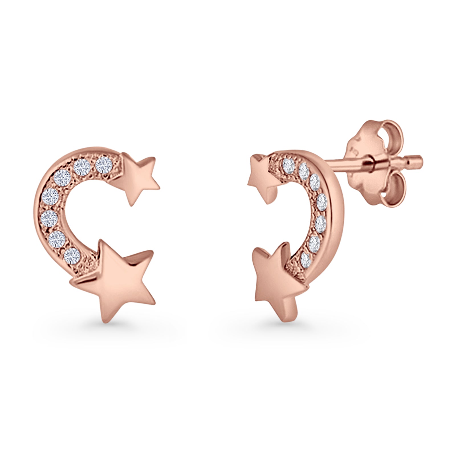 Shooting Star Stud Earring