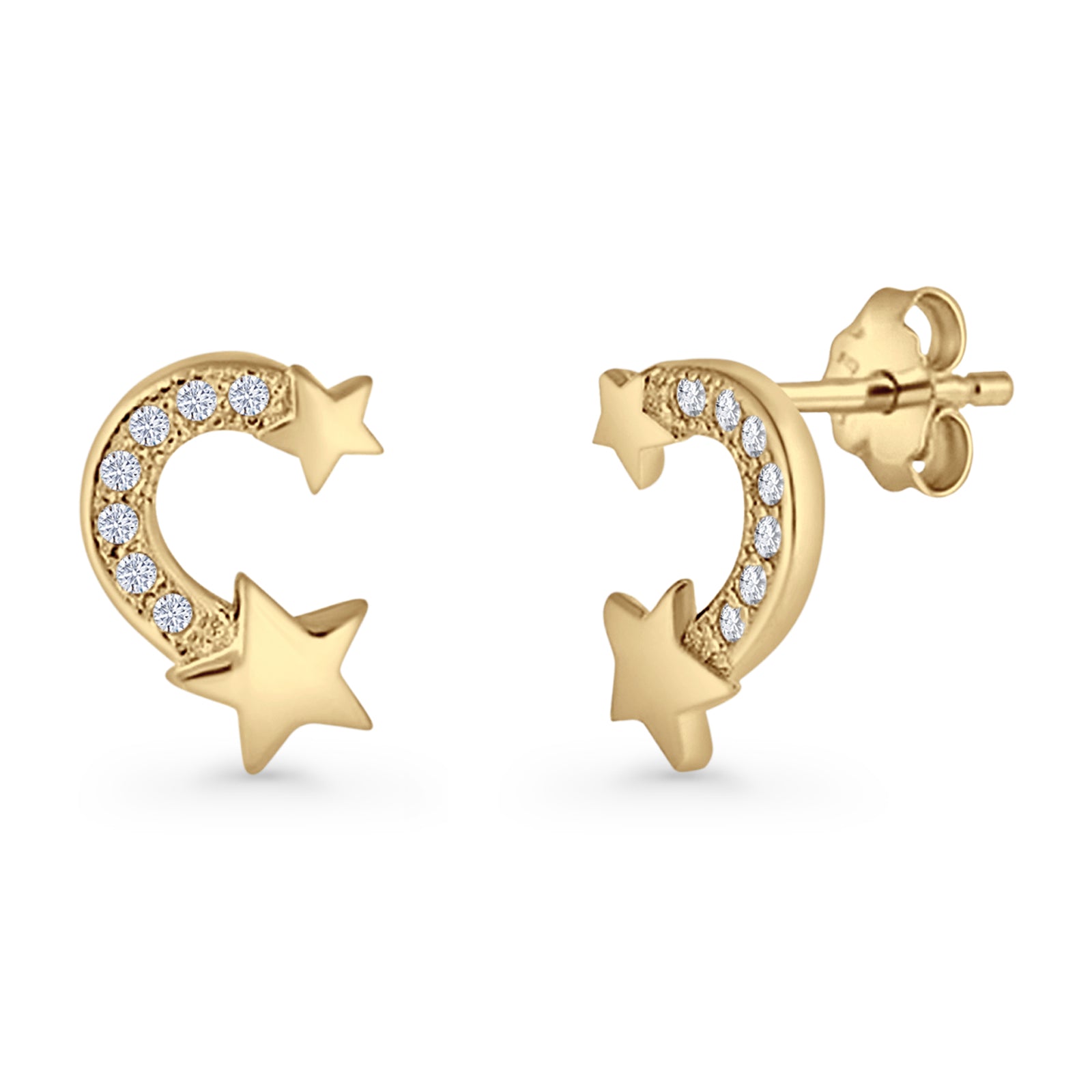 Shooting Star Stud Earring