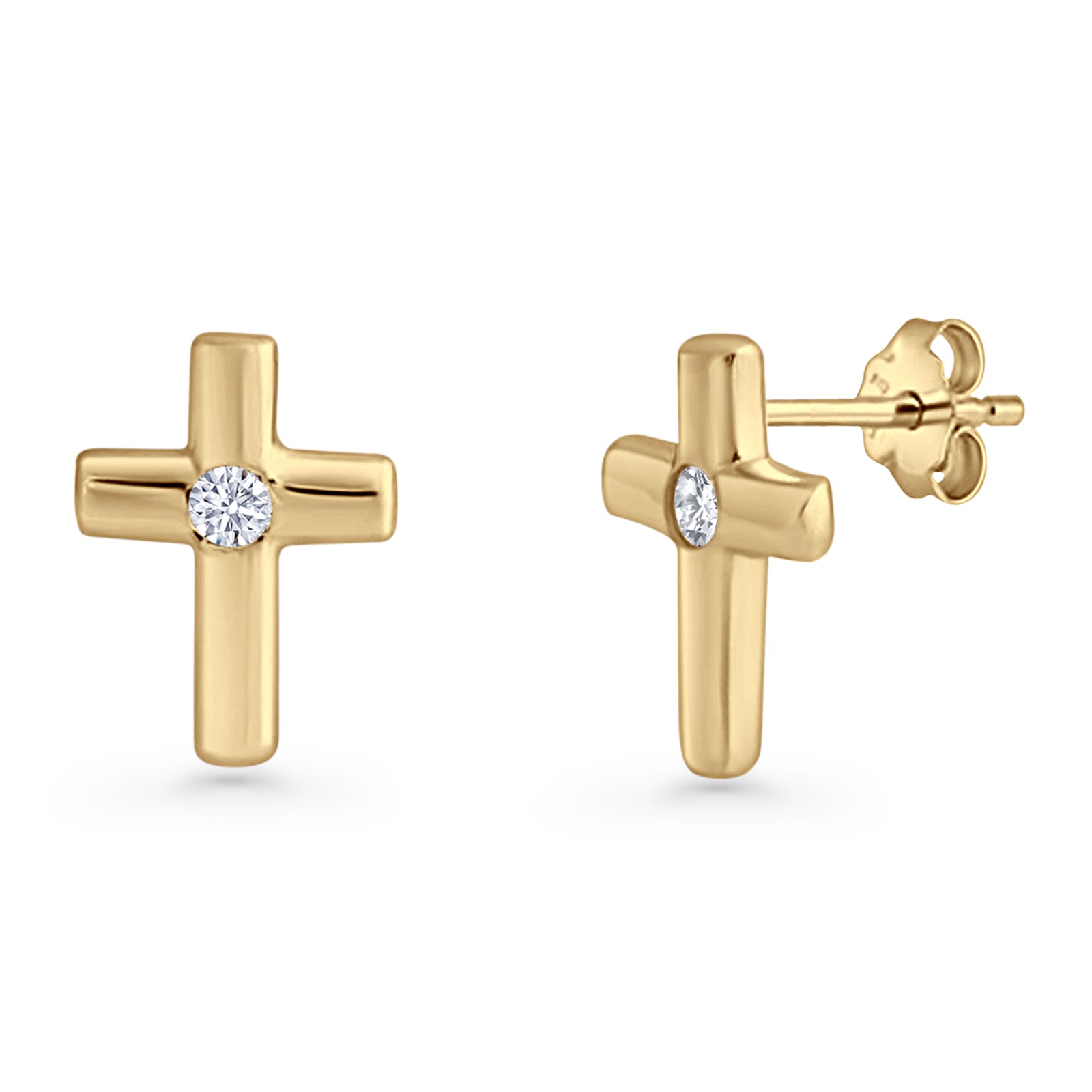 Cross Stud Earrings