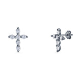 Cross Stud Earring