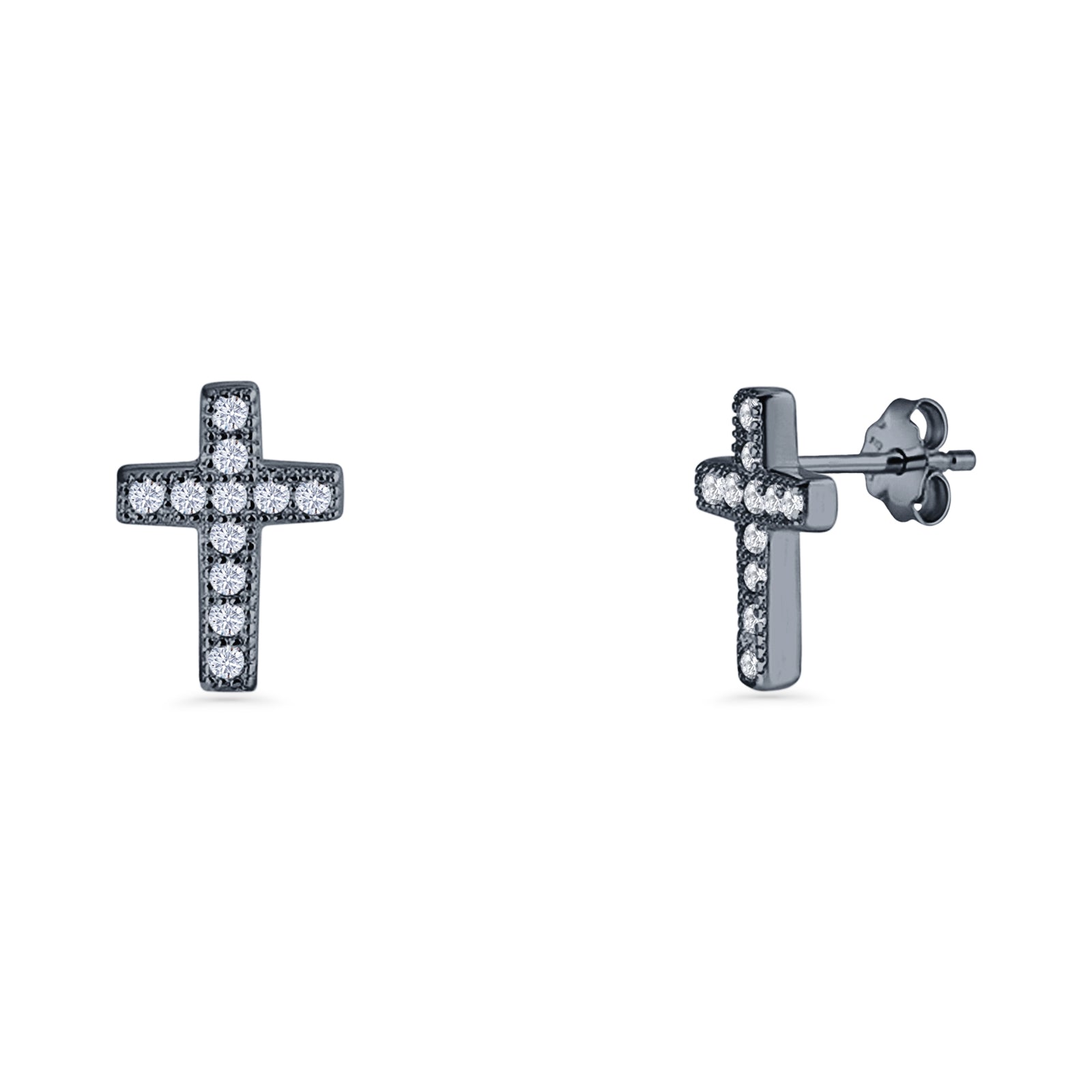 Cross Stud Earrings