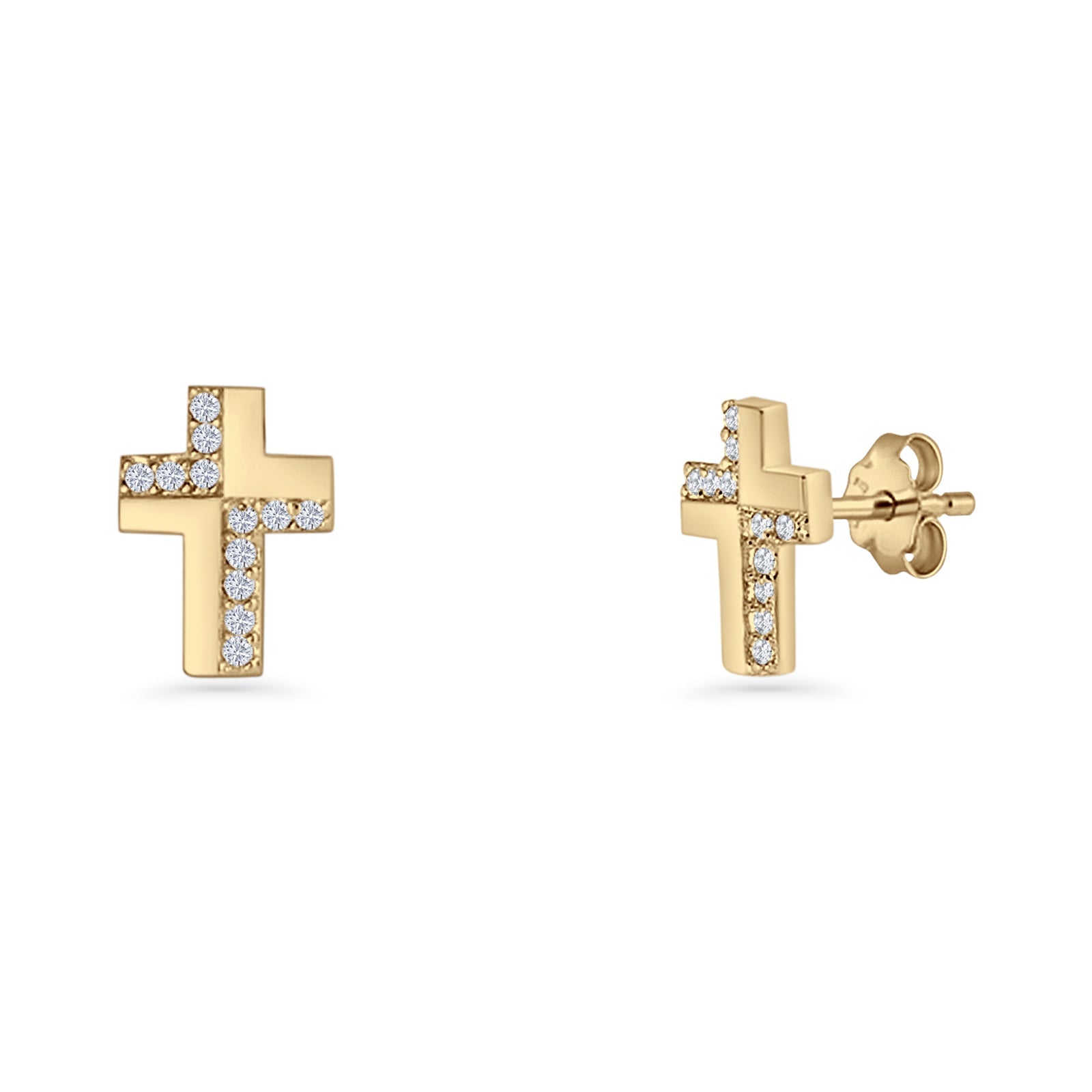 Cross Stud Earring