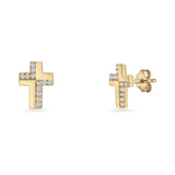Cross Stud Earring