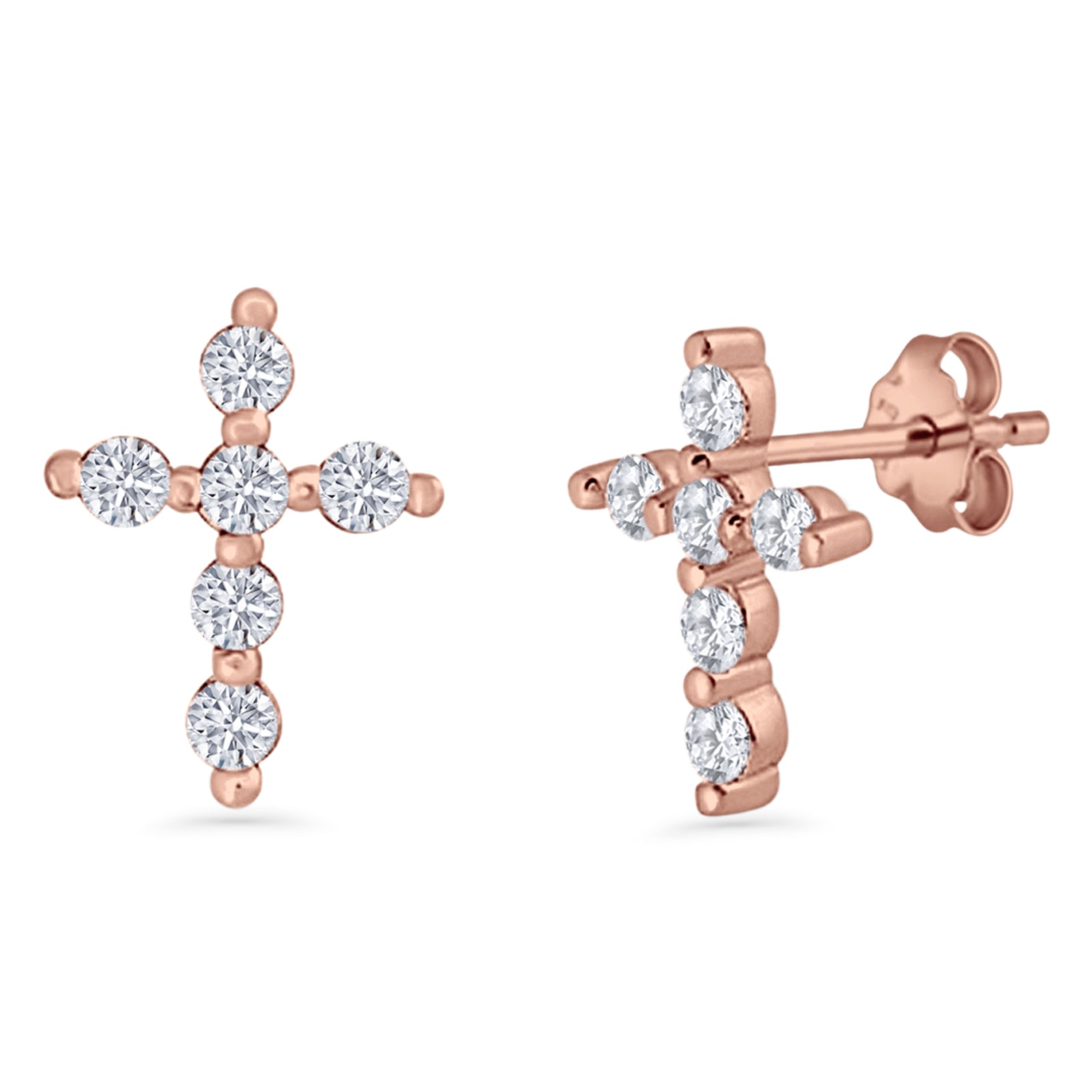 Cross Stud Earring