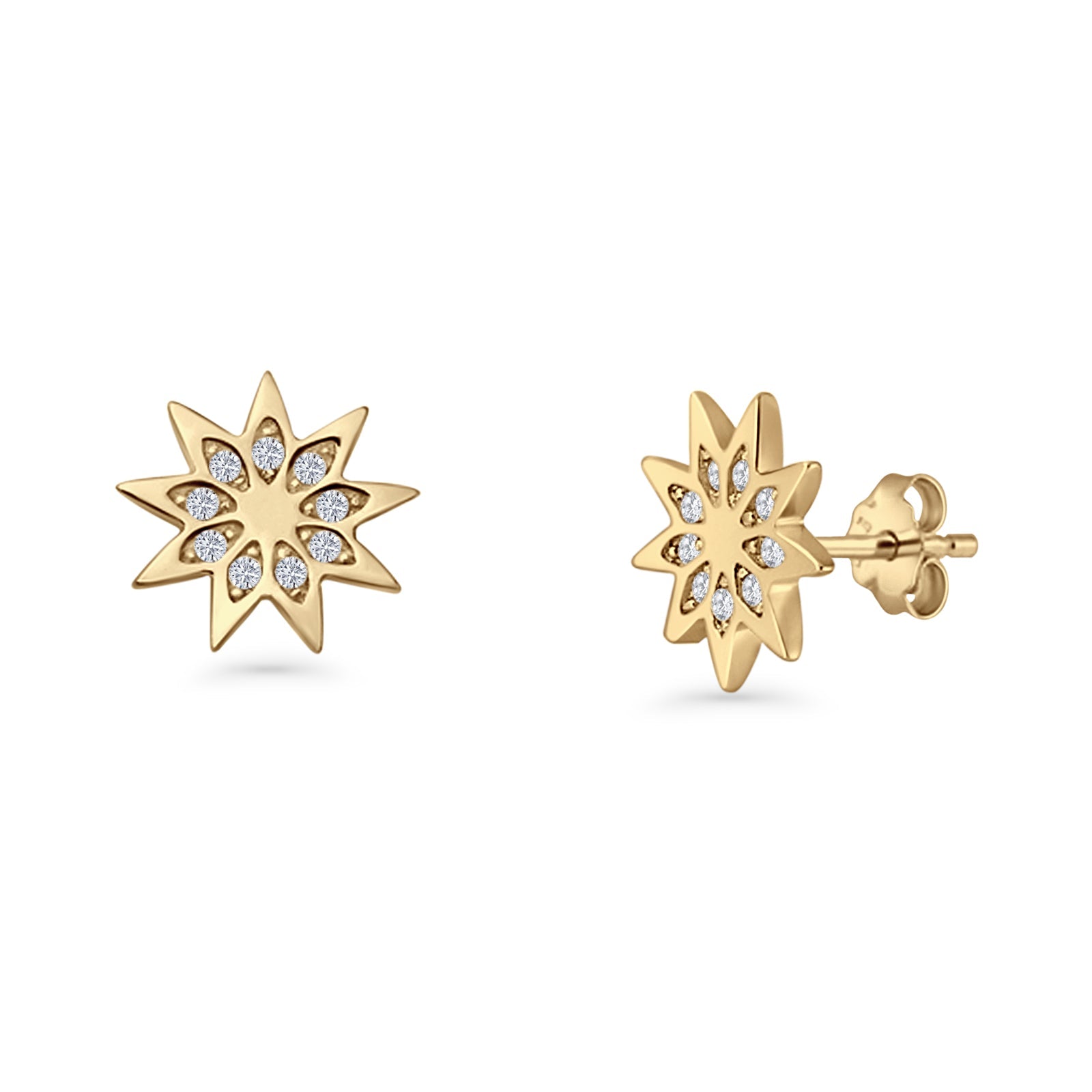Starburst Stud Earrings