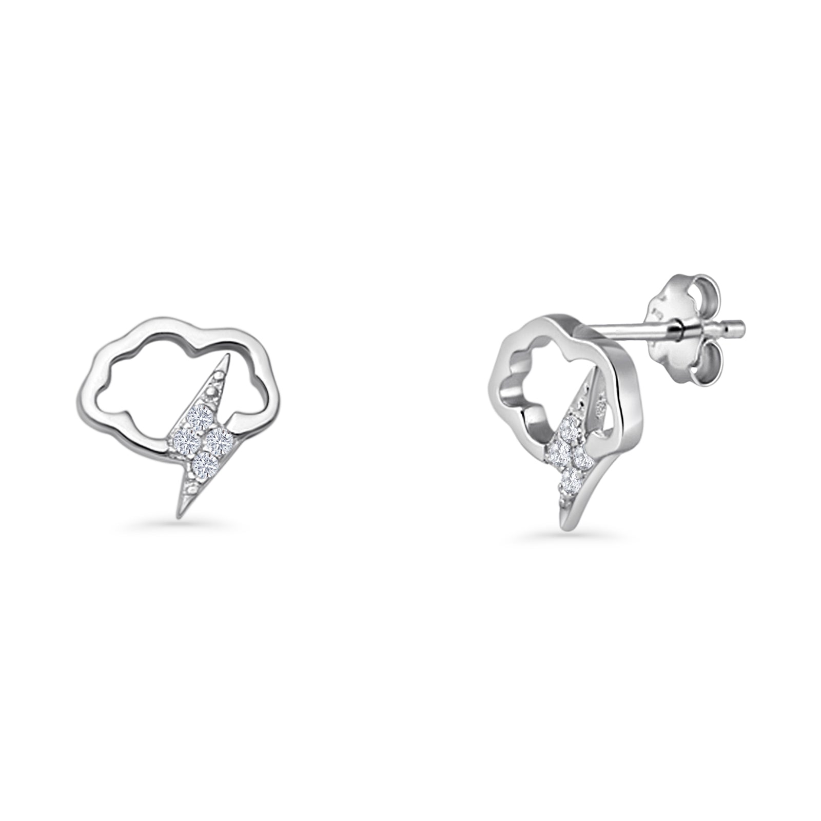 Cloud Stud Earrings