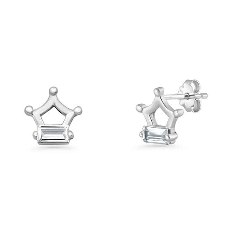 Crown Stud Earrings