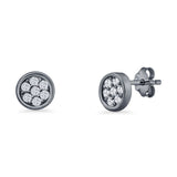 Round Stud Earrings