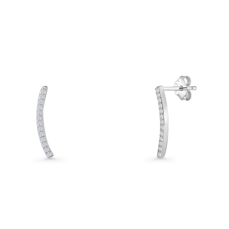 Bar Stud Earrings