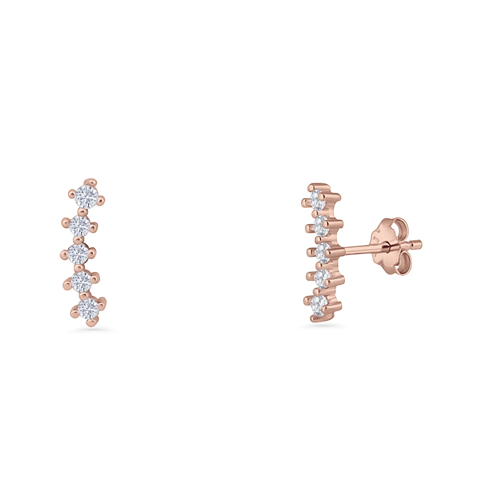 Bar Stud Earrings