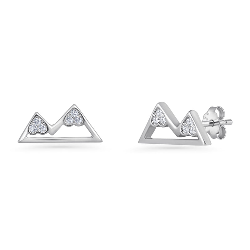 Mountain Stud Earrings