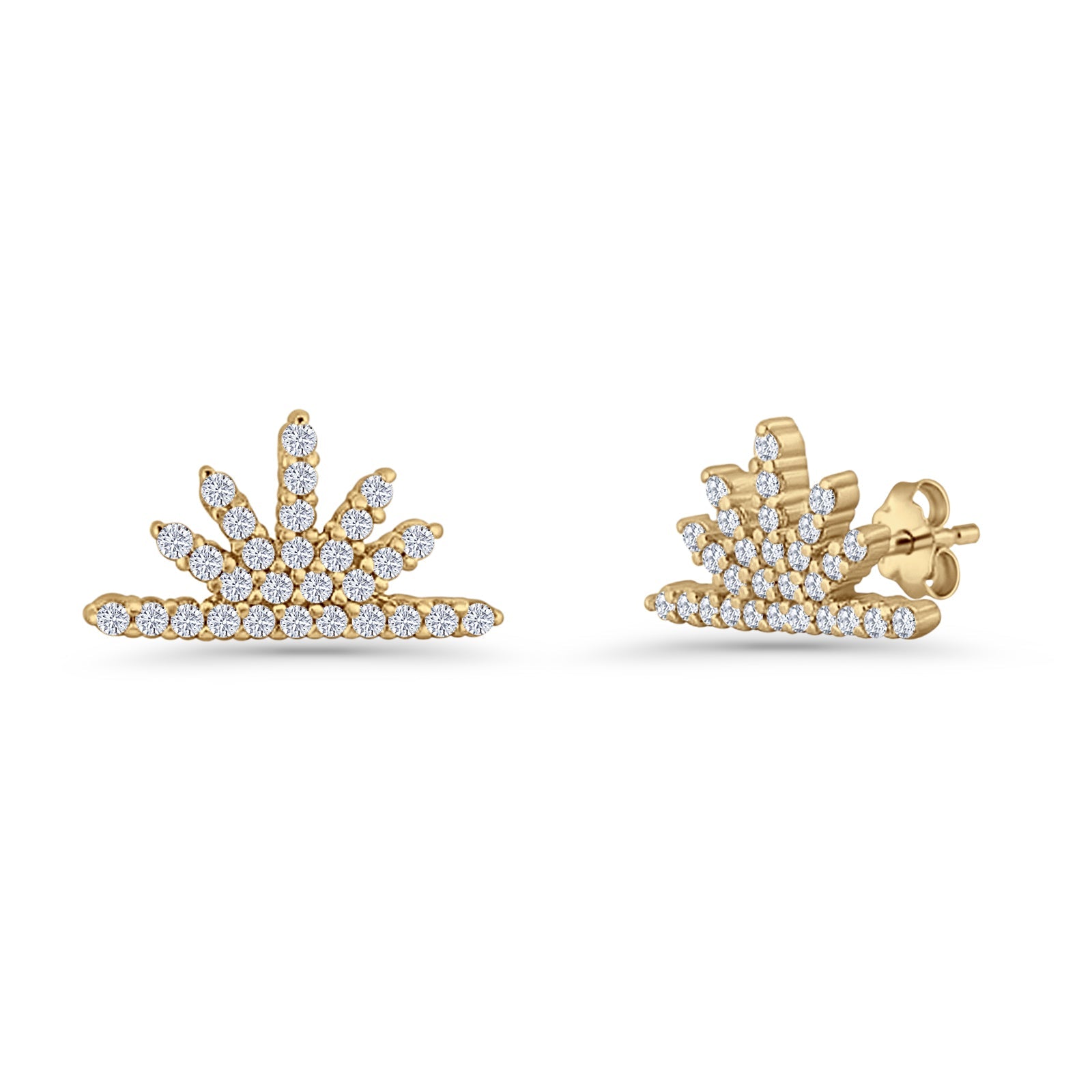 Sunburst Stud Earring