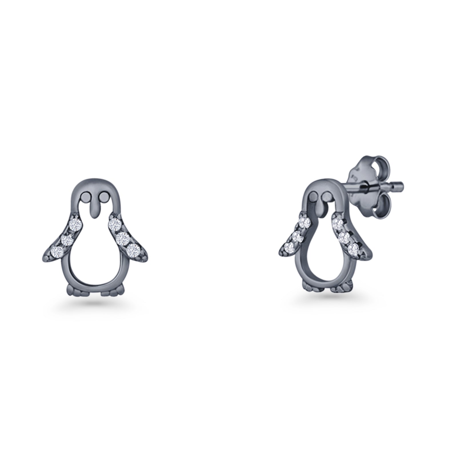 Penguin Stud Earring
