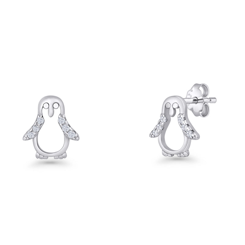 Penguin Stud Earring
